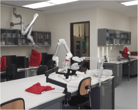 Main studio in the UCL Qatar Centre for the Study of Cultural Heritage