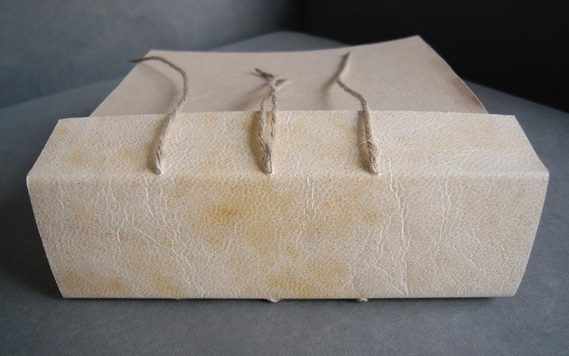 Fig 1.8 – Laced-on spine piece. 