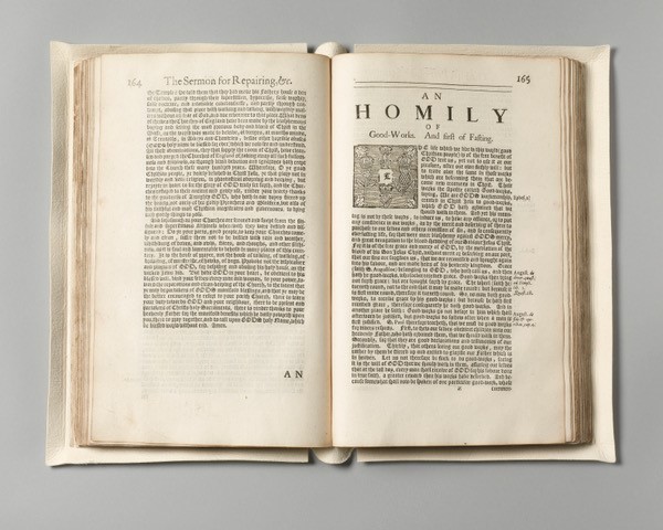 Fig 2.22 – The finished book lying open.