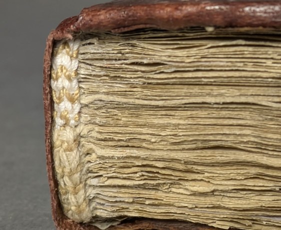 Head endband detail after conservation