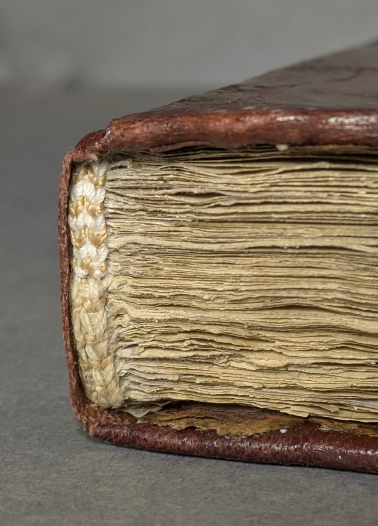 Head endband detail after conservation